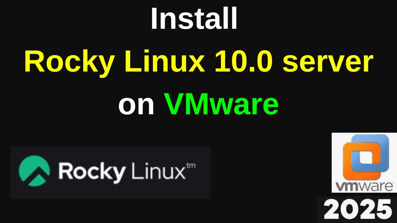 Пошаговое руководство: загрузка и установка Rocky Linux 10.0 Server на VMware 🔥