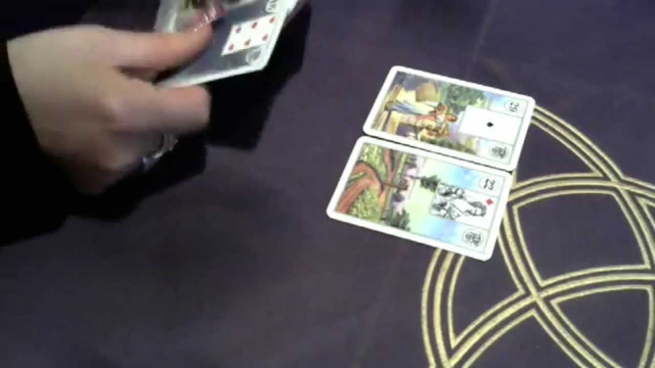 Associations des cartes petit Lenormand partie 8