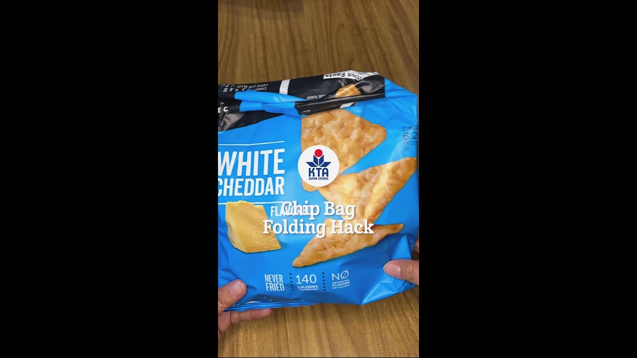 Chip Bag Folding Hack