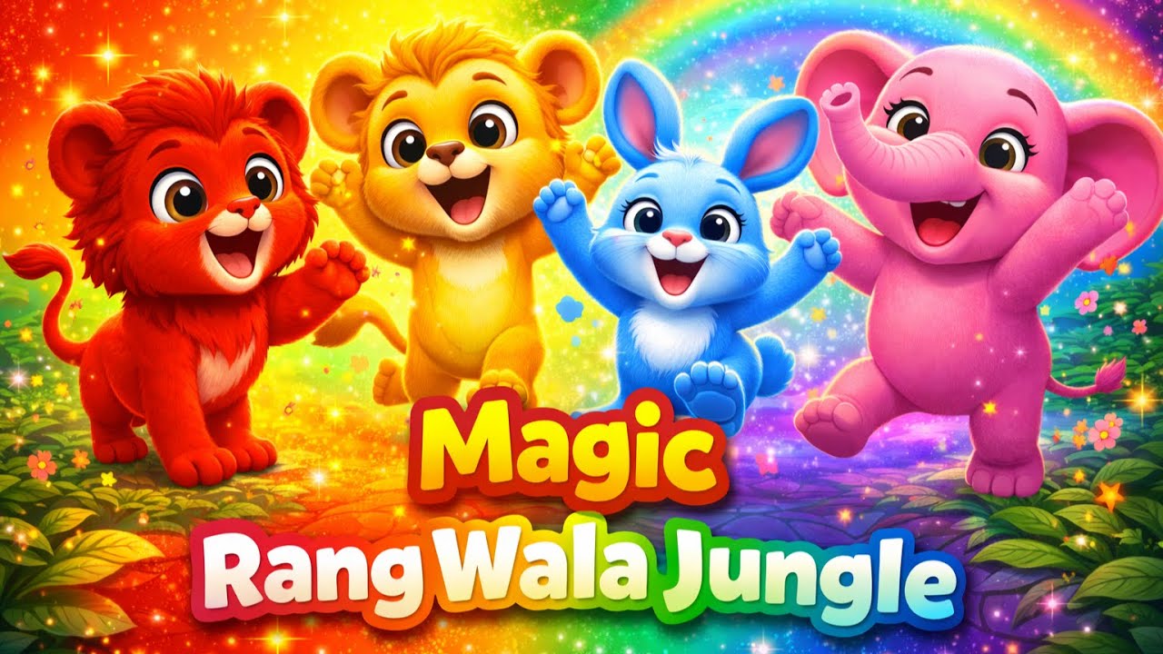 magic rang wala jungle /जादुई रंग वाला जंगल 🌈🌈🌿🦚