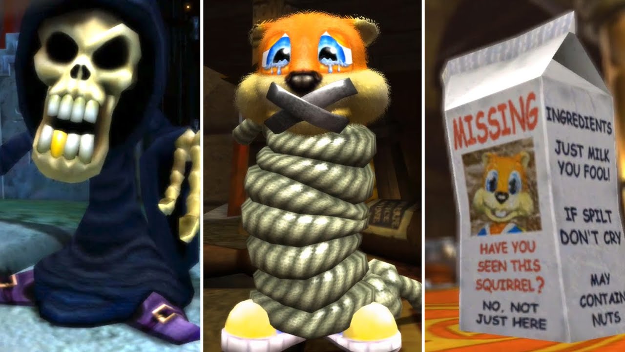 Conker: Live and Reloaded все сцены игры (XBOX One)