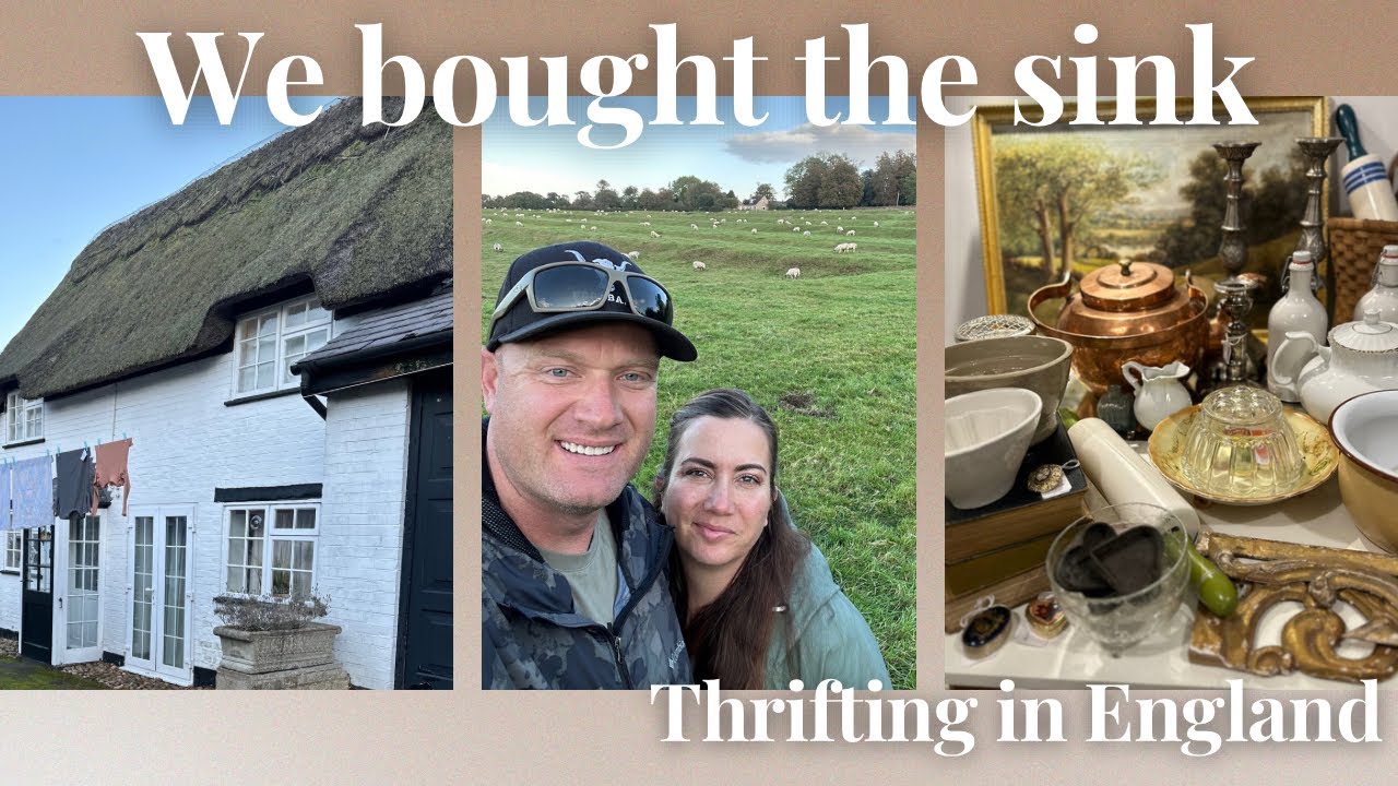 We bought the kitchen sink! Cottage Tour - Thrifting in England - Day in the life - Reselling