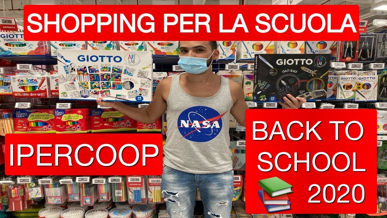 BACK TO SCHOOL 2020 (ita) SHOOPING x la SCUOLA IPER COOP / SalvoFamily