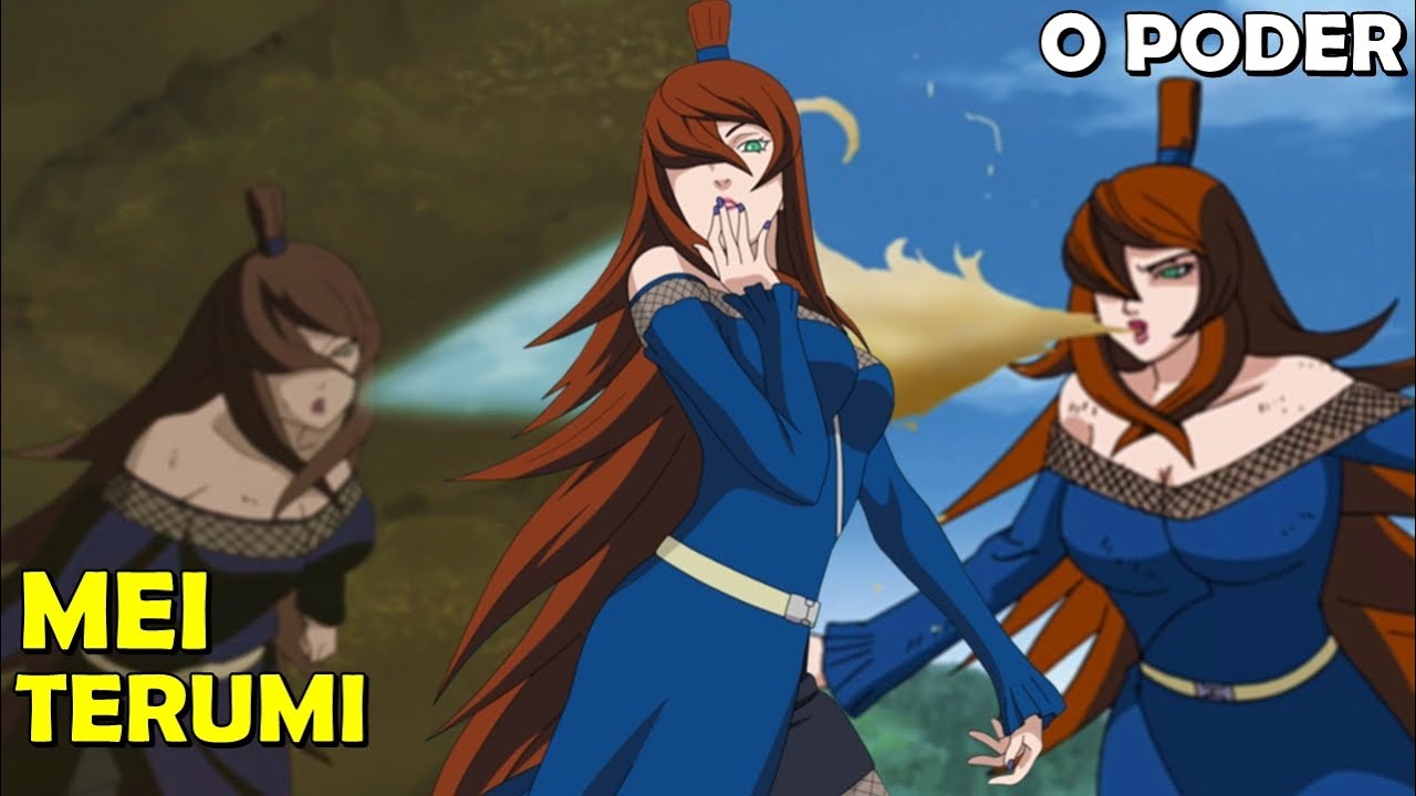 TODOS OS PODERES DA MEI TERUMI  | QUINTA MIZUKAGE #narutoshippuden