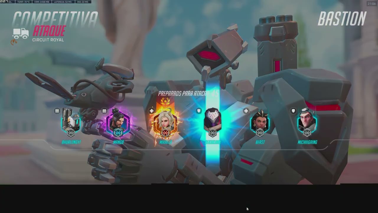 AQUI GANAMOS Y CON BASTION EN COMPETITIVO DE TEMPORADA 18