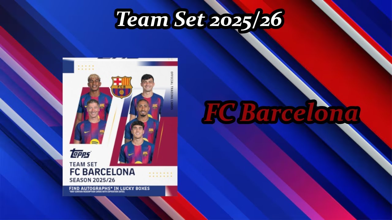 AUTOGRAF /75 - TEAM SET FC BARCELONA 25/26