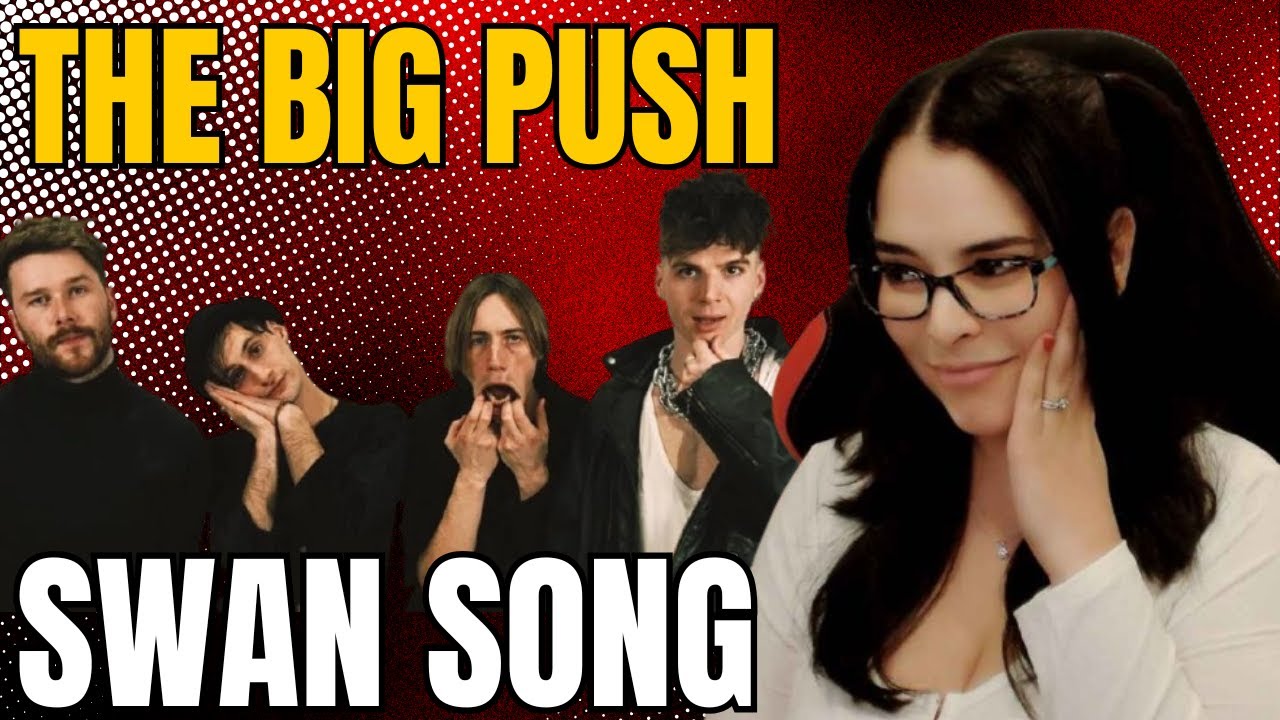 Первое прослушивание и реакция AbiGirl на песню «Swan Song» группы The Big Push!