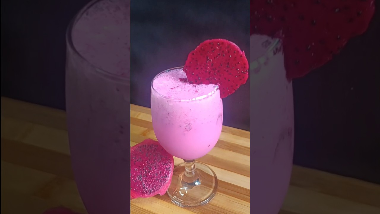 Dragon Fruit Milkshake | The Brown Chef