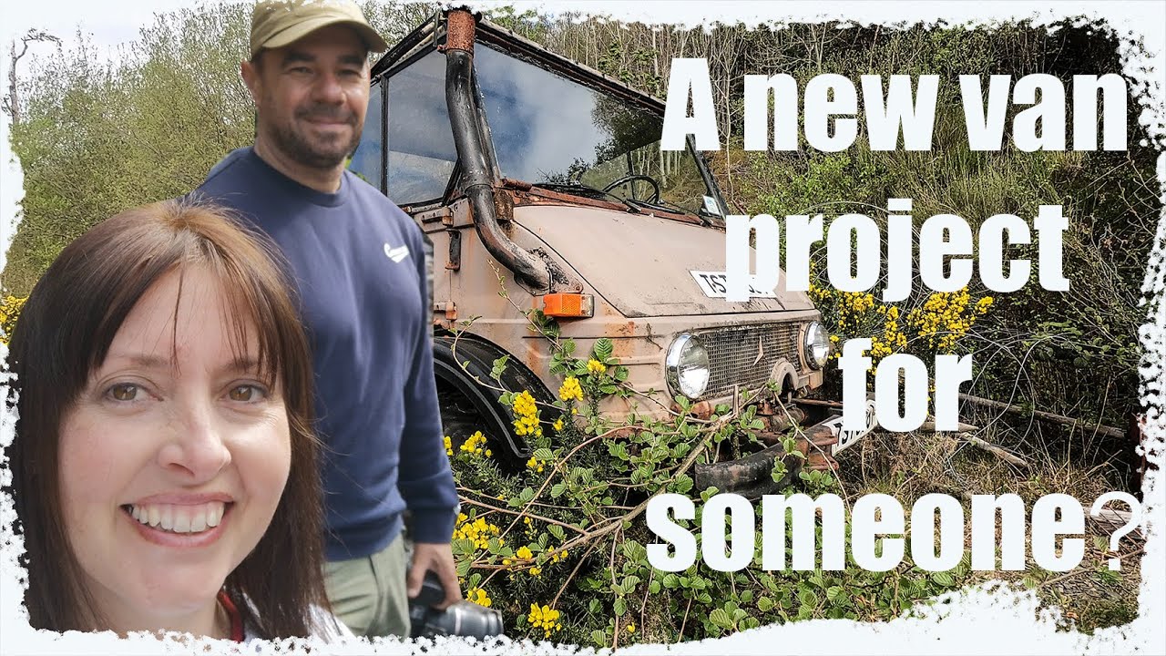 We WASN'T expecting THIS!  An abandoned Unimog, a forest trail and a hungry stomach in Scotland.