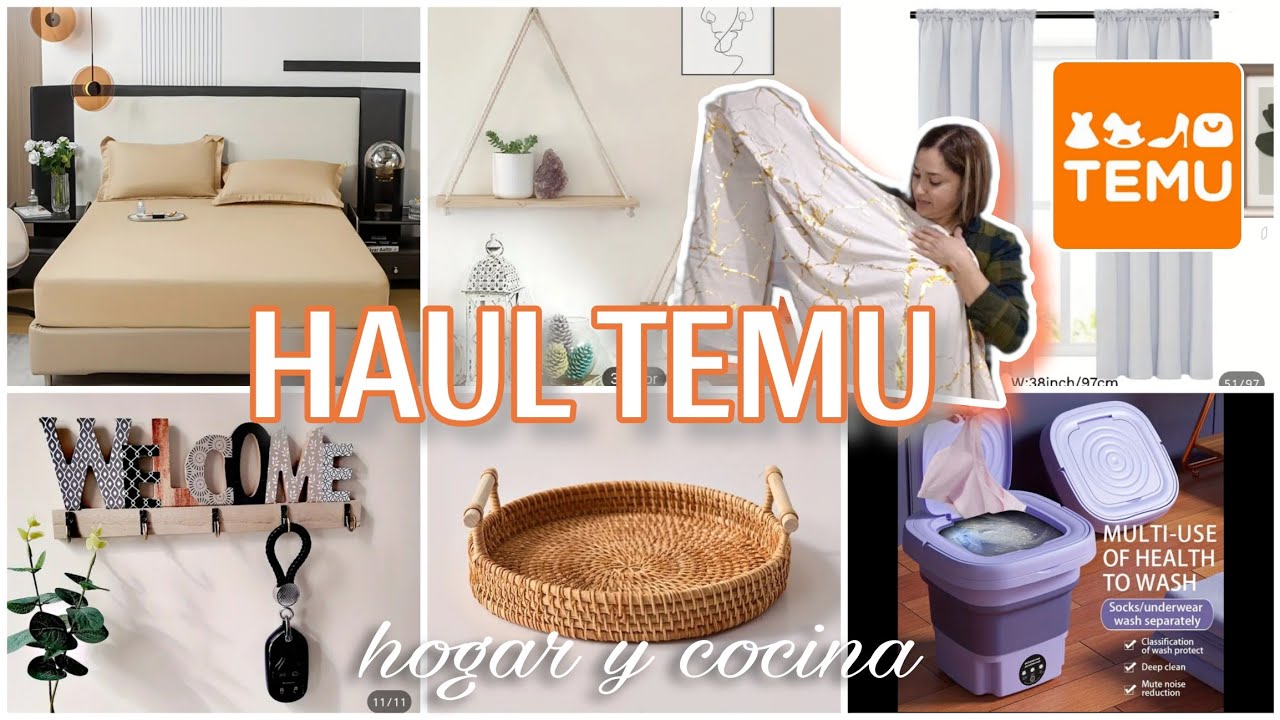 HAUL✨MI PRIMER PEDIDO EN TEMU✨ COLABORACIÓN 🧡