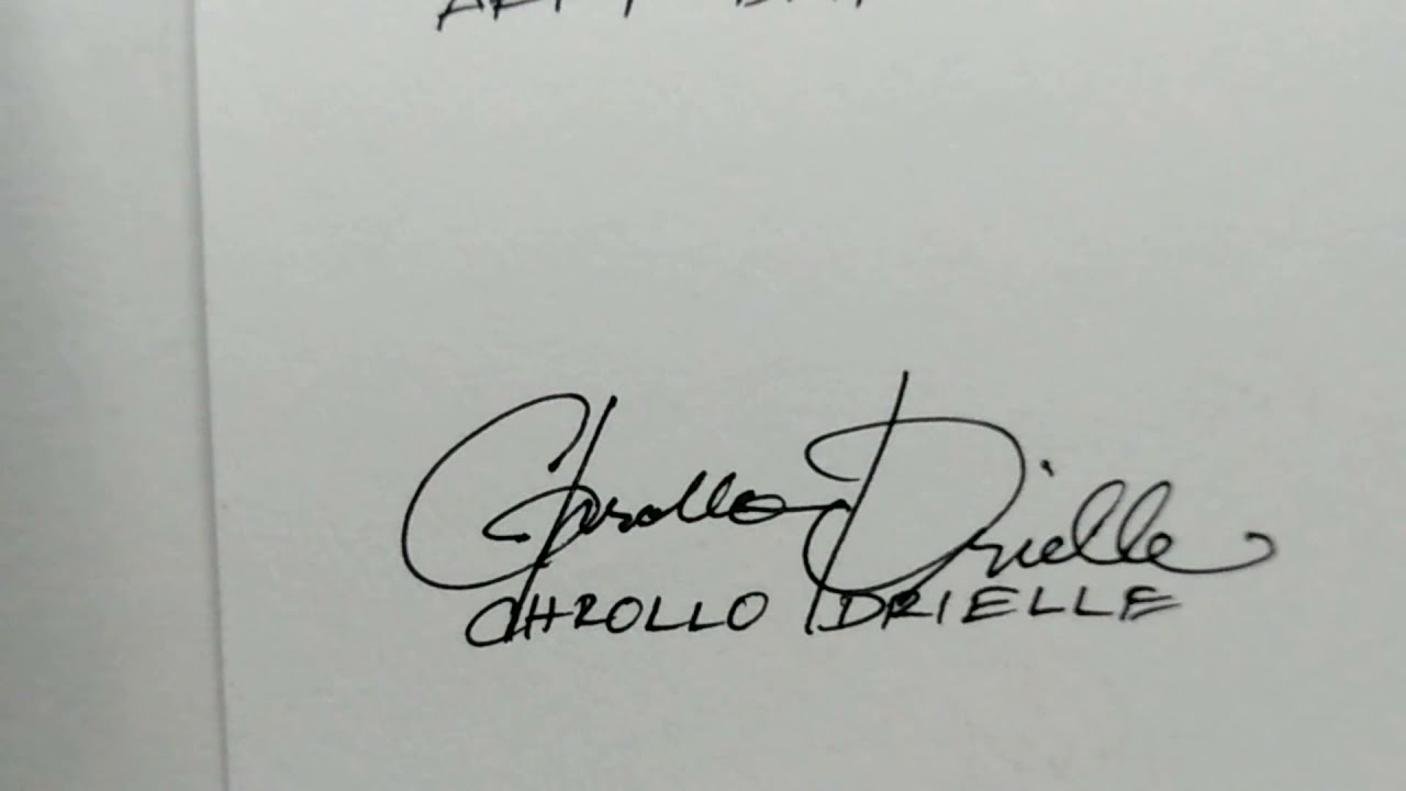 Designing my Subscribers Signature