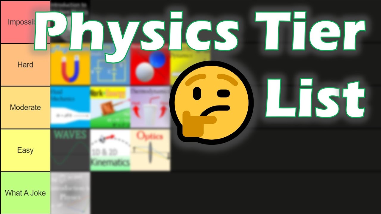 Physics Tier List