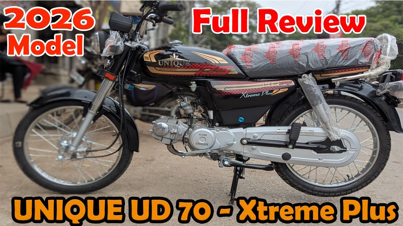 Unique Xtreme Plus UD70 - 2026 Model | Unique UD70cc Xtreme @AhsanAutos-Official