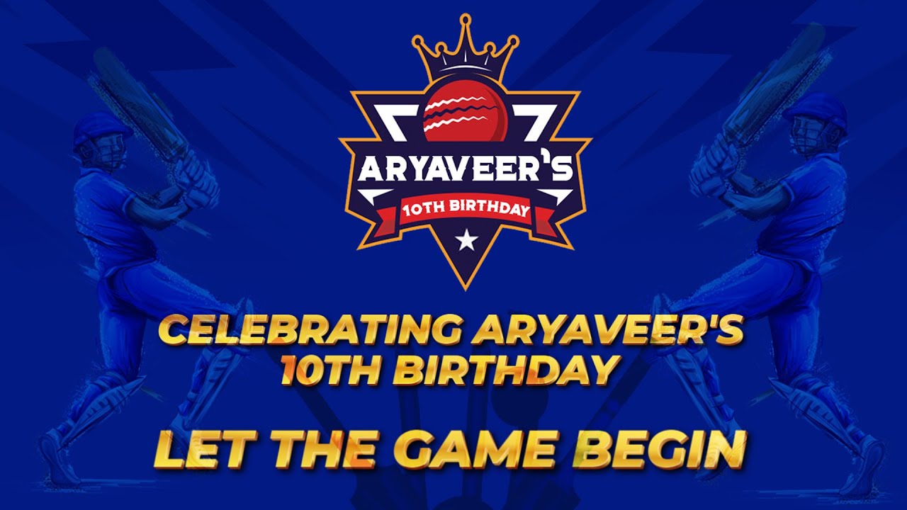 ARYAVEER'S 10TH BIRTHDAY BASH