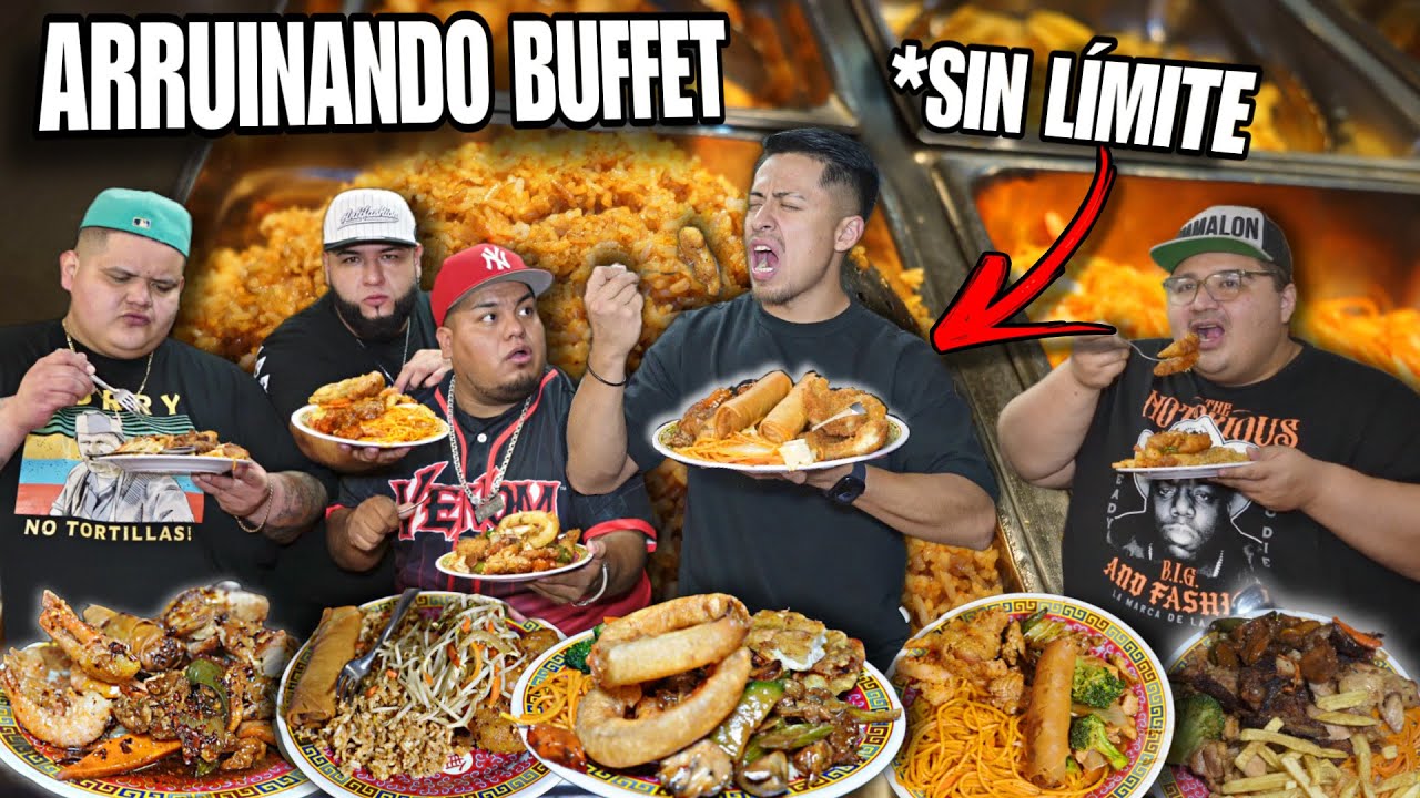 ARRUINANDO un BUFFET de COMIDA CHINA por $260 🍜 | **Todo lo que Pueda COMER por TIEMPO ILIMITADO🔥