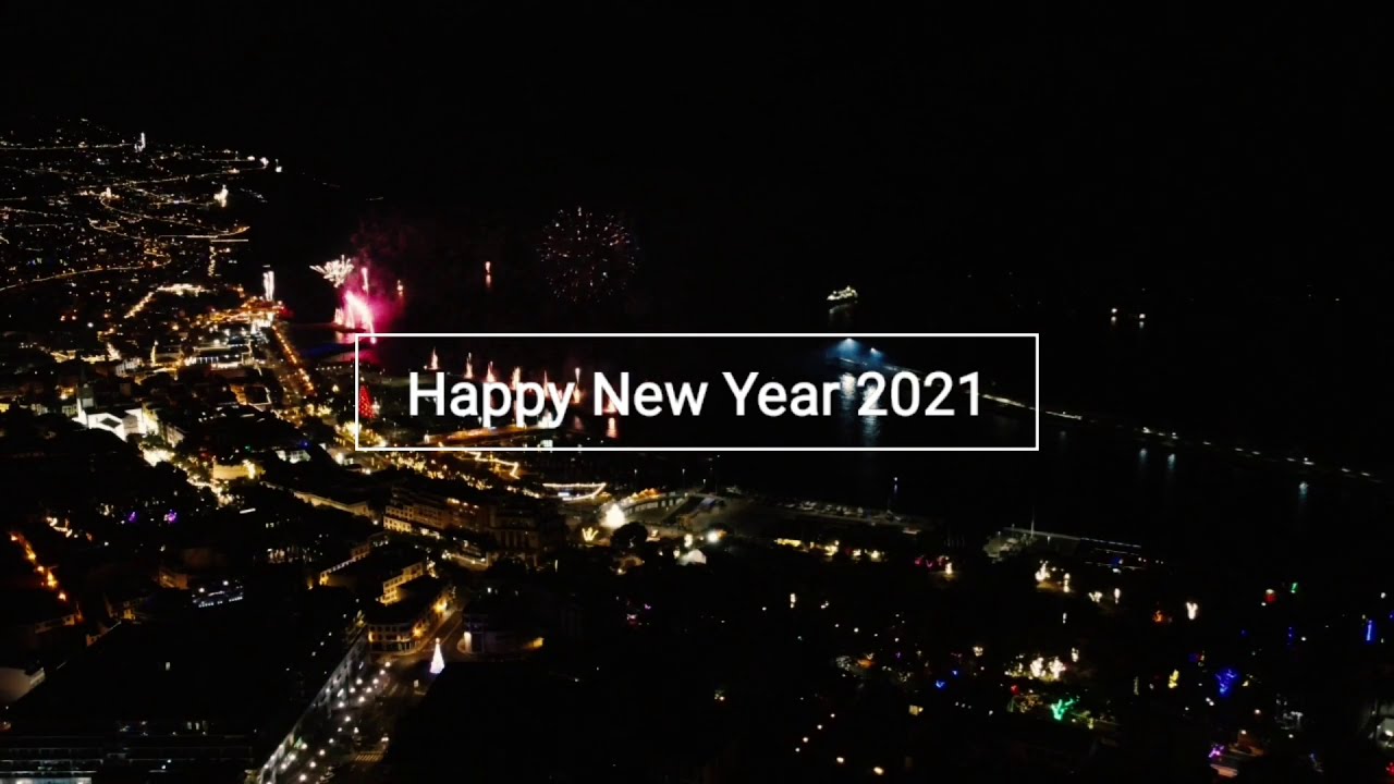Madeira Island New Year`s Eve Fireworks 2021 | Fogo de Artifício Madeira 2021 | Dji Mini 2