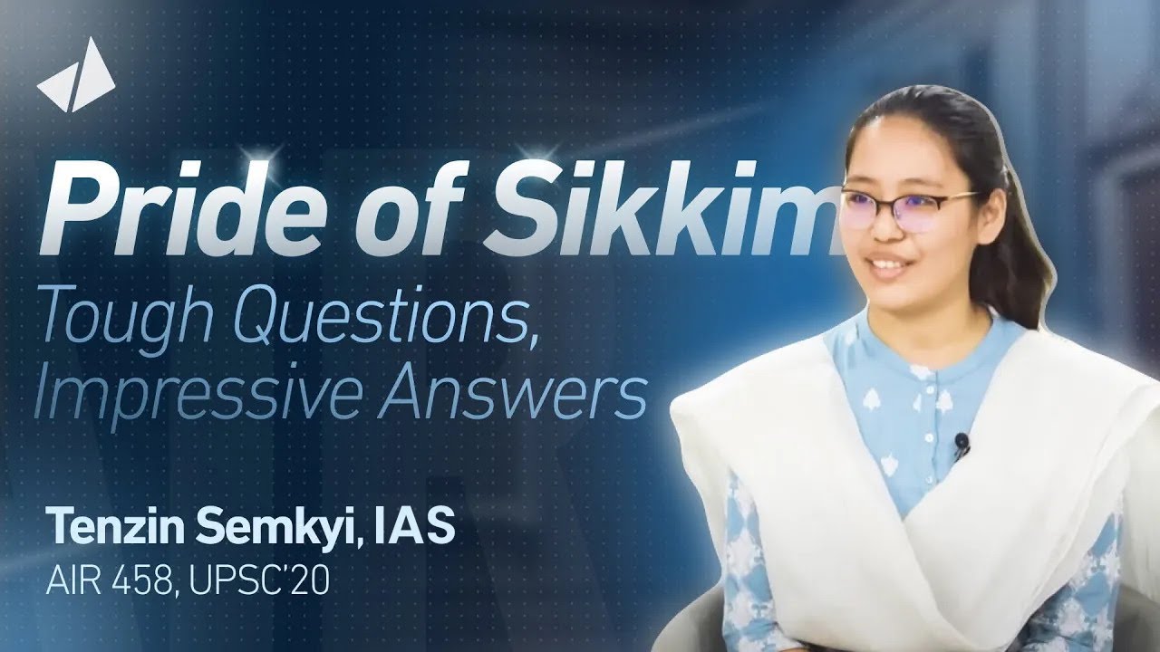 Гордость Сиккима Тензин Семки побеждает в UPSC IAS (AIR 458) | Интервью