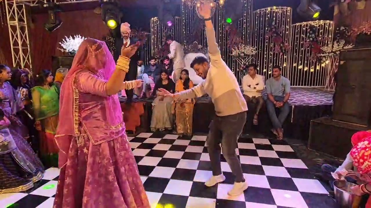 jaisalmer jaijo couple wedding dance Rajasthani ll brother wedding dance program ll