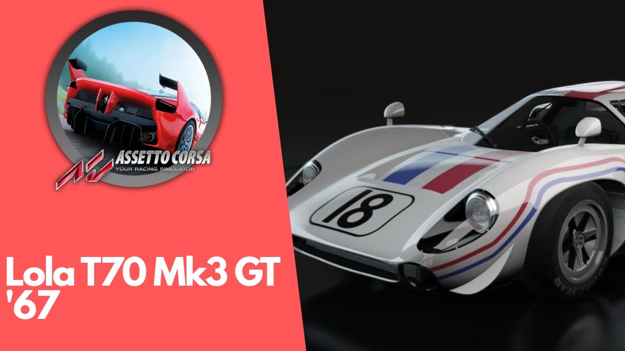 Assetto Corsa MOD | Lola T70 Mk3 GT '67 [4K GAMEPLAY]