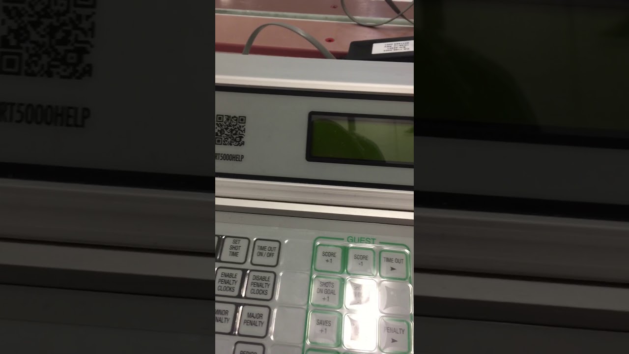 Setting the Segment Timer on a Daktronics All Sport 5000