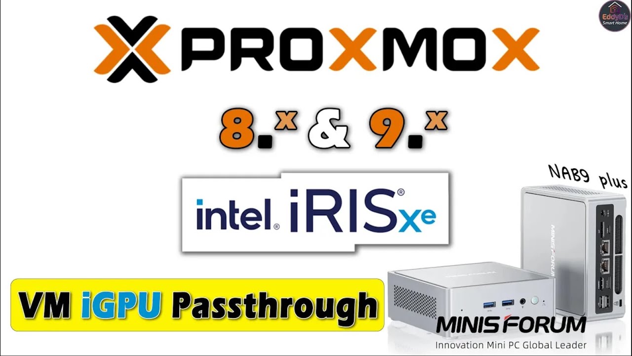 Proxmox 9.x iGPU Intel Iris XE Passthrough Step-by-Step [Windows 11]
