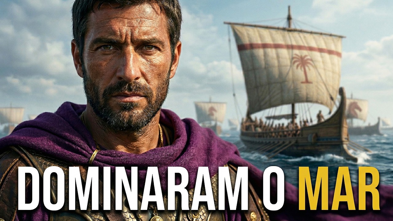 Os Fenícios: Os Mestres do Mar que Mudaram o Mundo Antigo (Reconstrução IA)