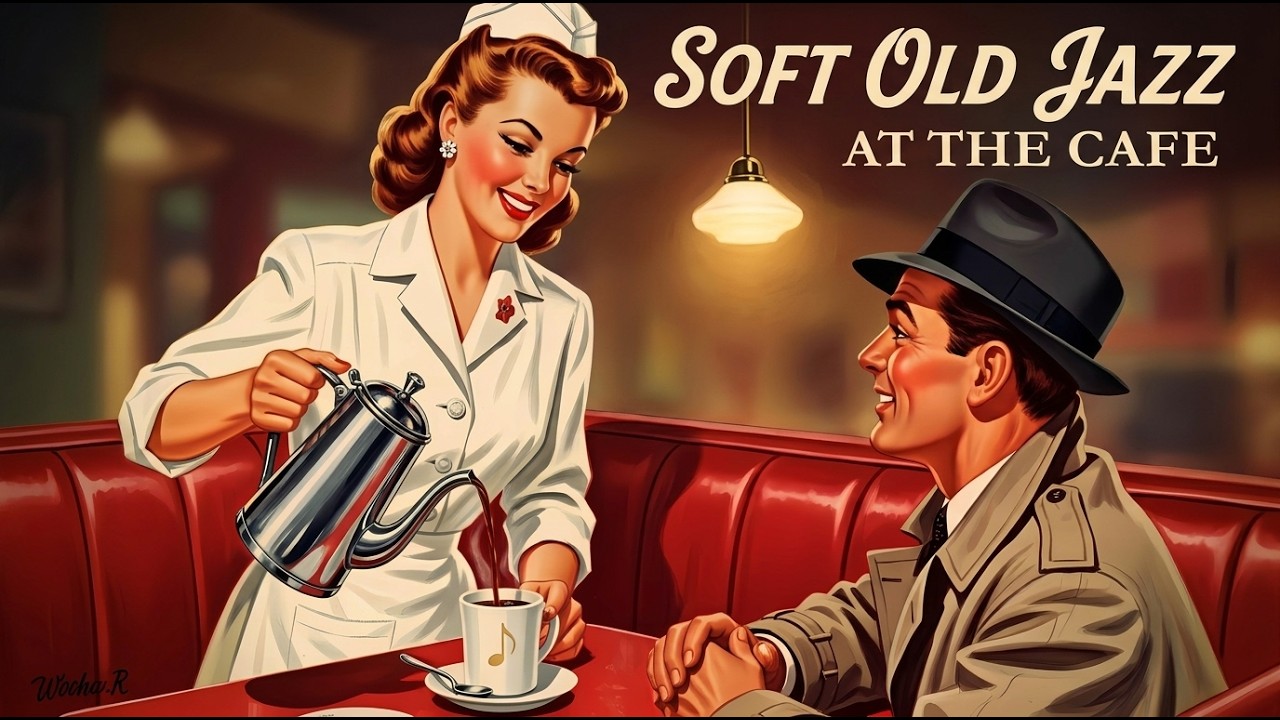 Soft Old Jazz at the Café | Classic Vintage Coffeehouse Atmosphere