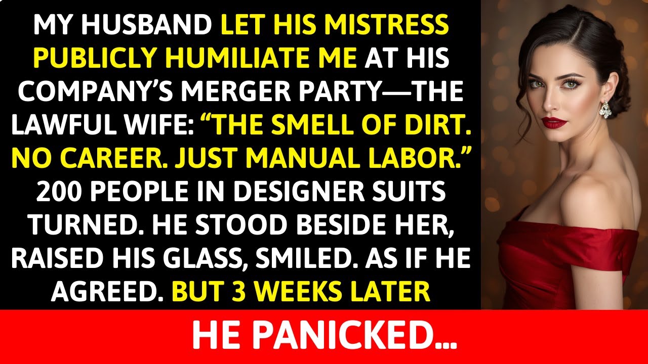 My Husband Let His Mistress Humiliate Me At His Merger Party— But His Face Went Pale When… The FBI…