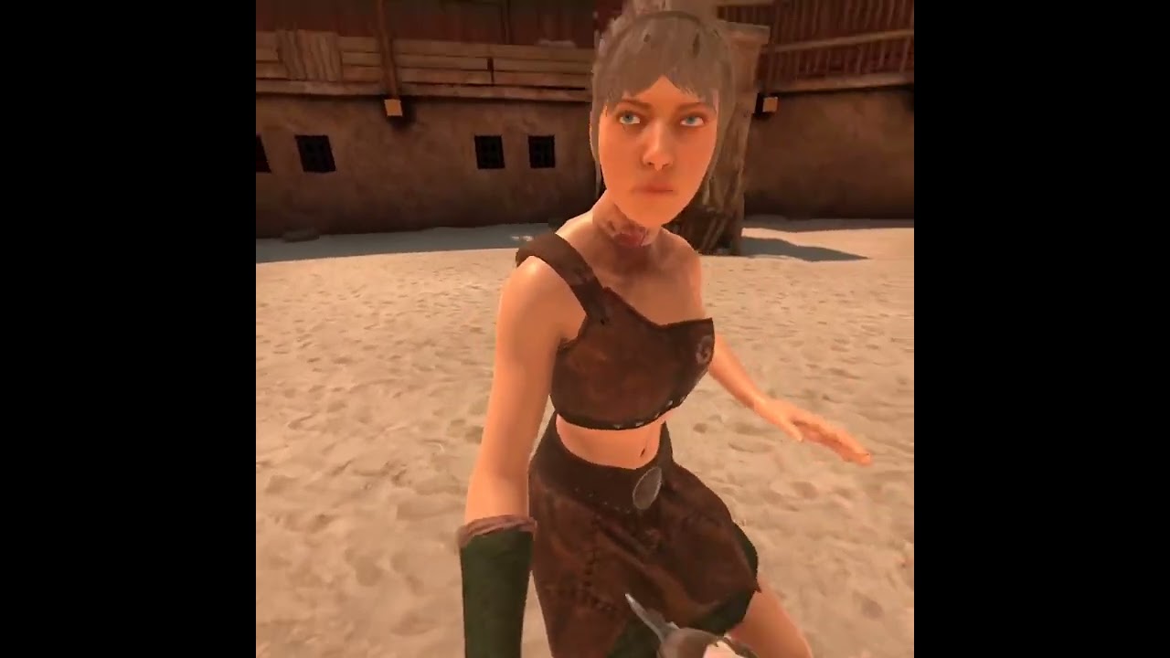 Gladiator battle in a nutshell #gladiator #oculus #bladeandsorcery #sword #battle