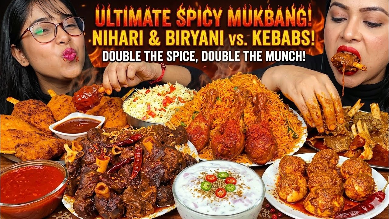 ASMR Eating mutton curry and fishcurry chiken curry @Mikasafoodie @MaddyEats @ashifaasmr @SpiceASMR 