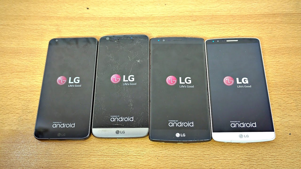 LG G6 против LG G5 против LG G4 против LG G3 &mdash; тест скорости! (4К)