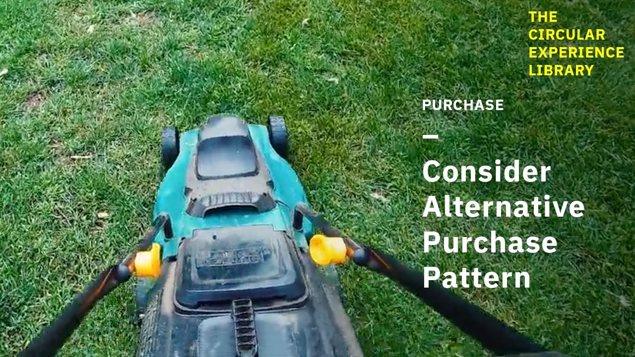 Consider Alternative Purchase Pattern (Circular Experience Library)
