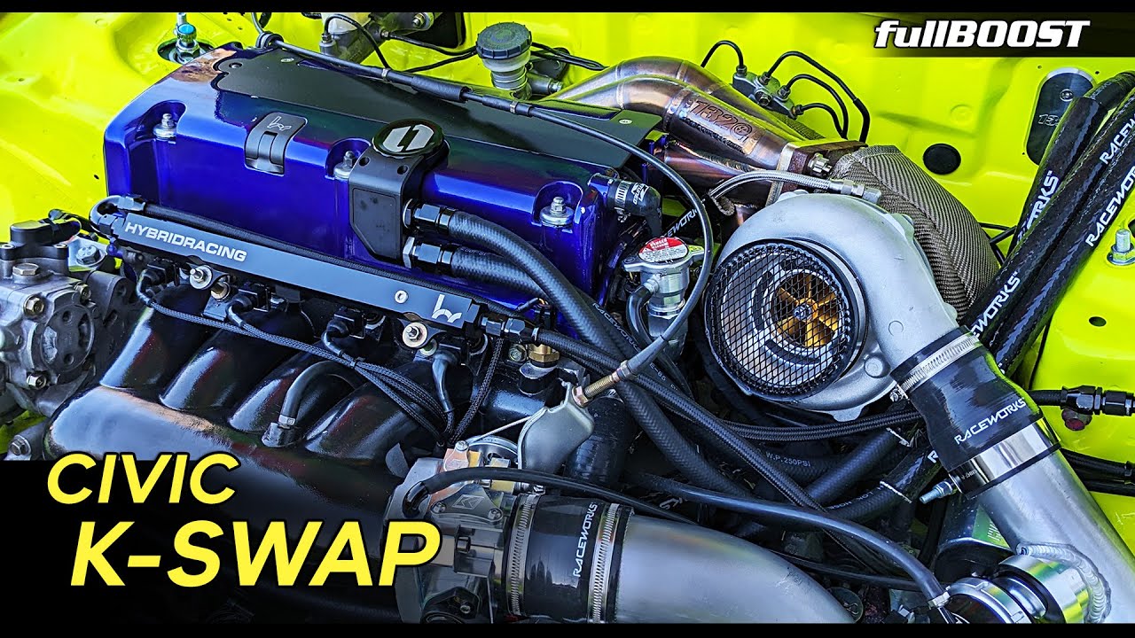 Внутри Honda Civic K24 Turbo | fullBOOST