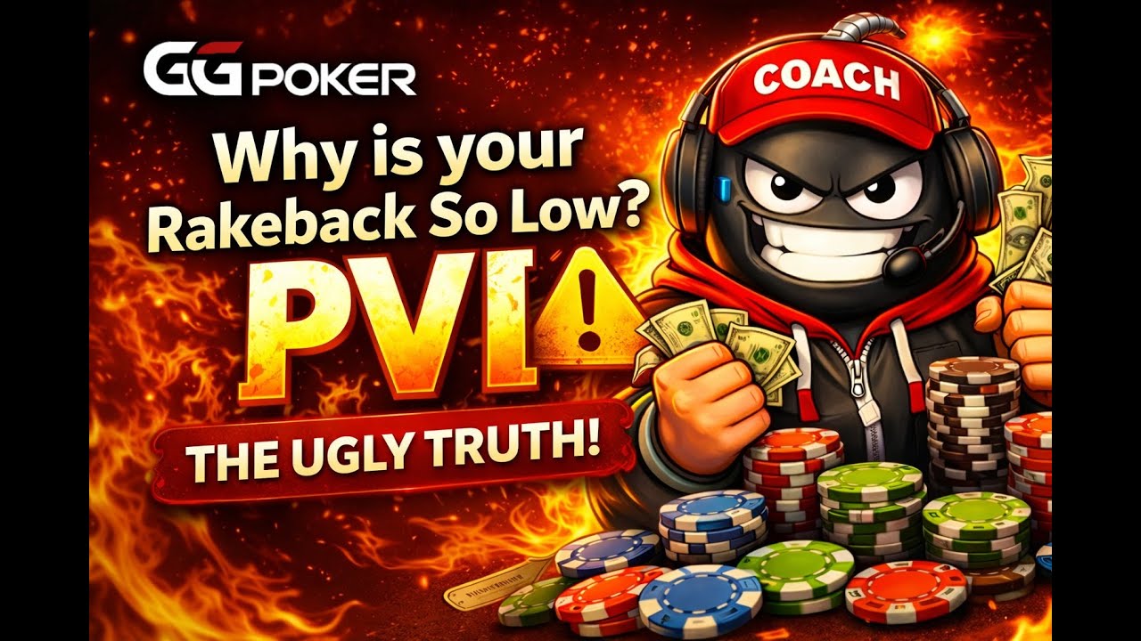 GG Poker Rakeback & PVI Explained – Why Many Winning Regulars Suddenly Stop Winning