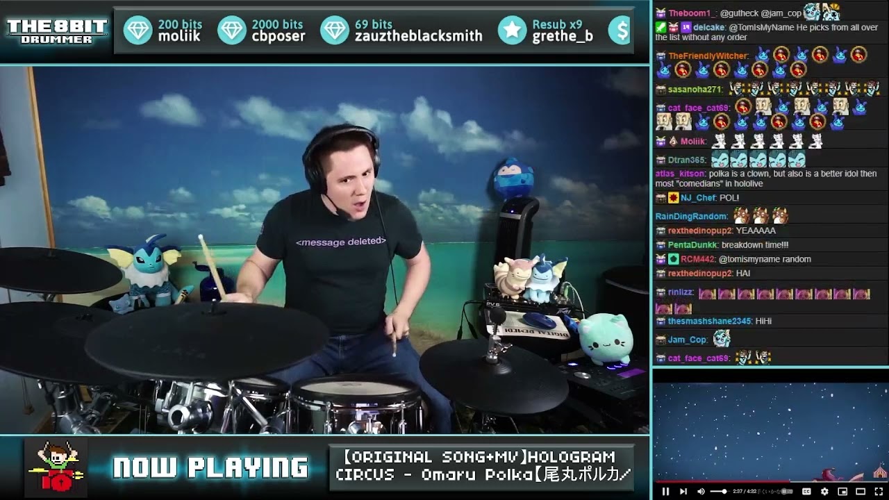The8BitDrummer // Omaru Polka - HOLOGRAM CIRCUS