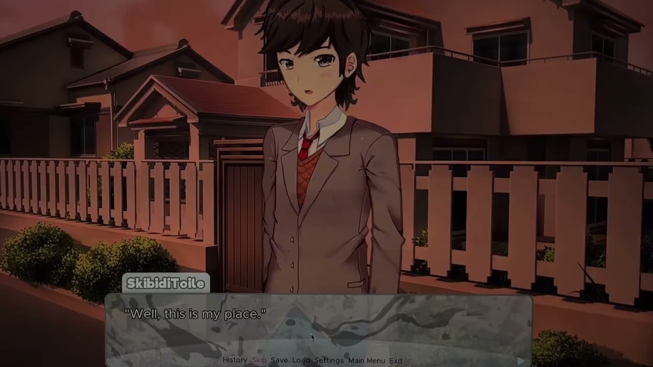 We walk with SkibidiTolie, thats it (Doki Doki Literature Club Exit Music redux mod: Parallels) (p3)