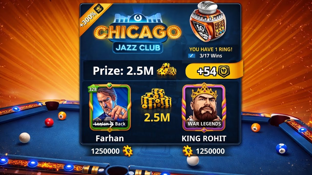 Chicago Event | 8ball Pool | New Table