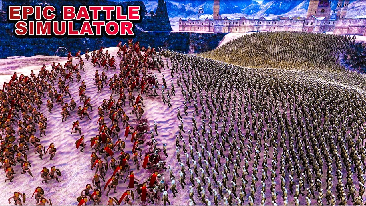 300 SPARTANACA VS 15000 ZOMBIA - Ultimate Epic Battle Simulator