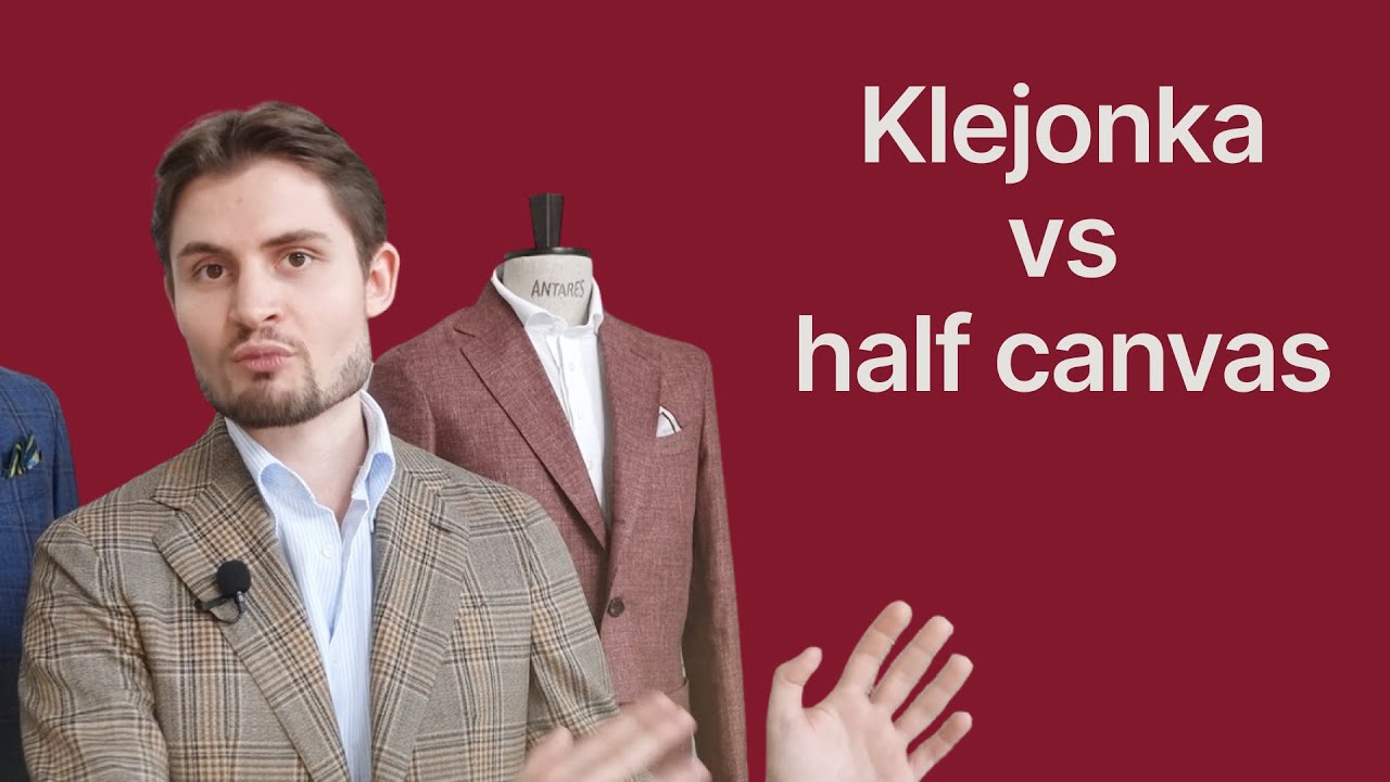 Klejonka vs half canvas - jak wybrać marynarkę męską? | Klasyczne Buty|