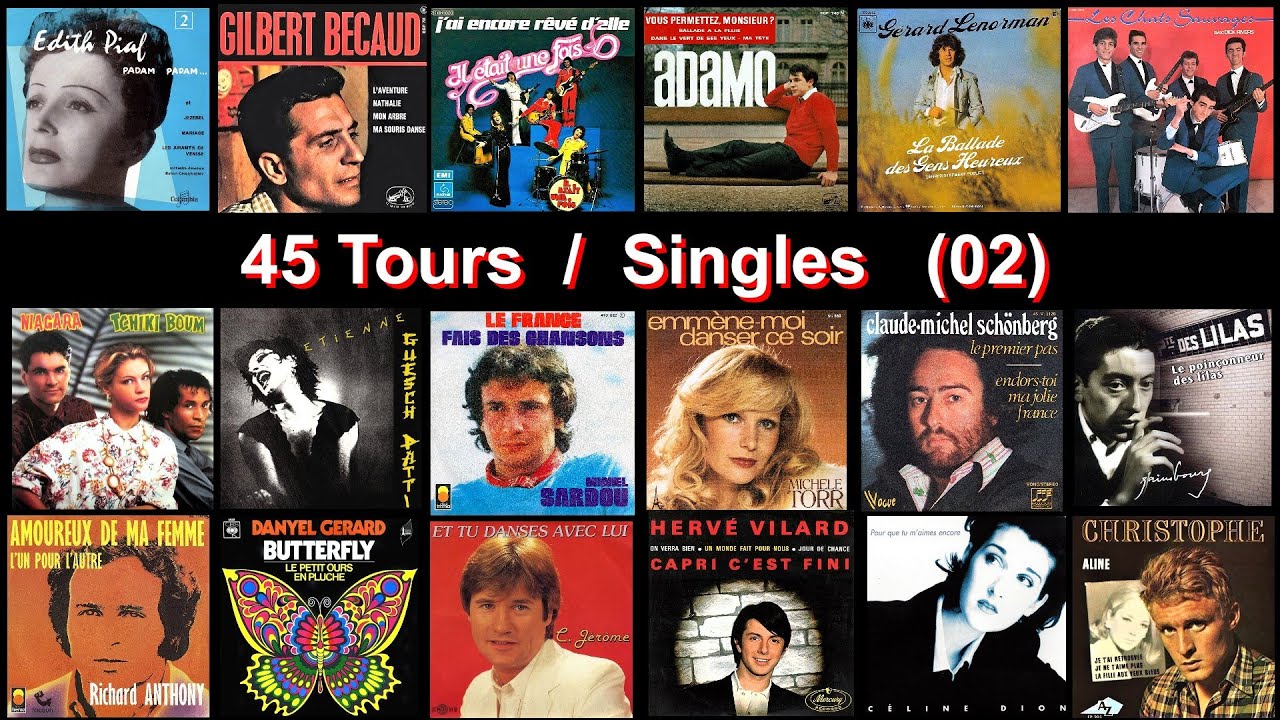 45 Tours / Singles (02) - Medley Chansons Fran&ccedil;aises (20 Titres).