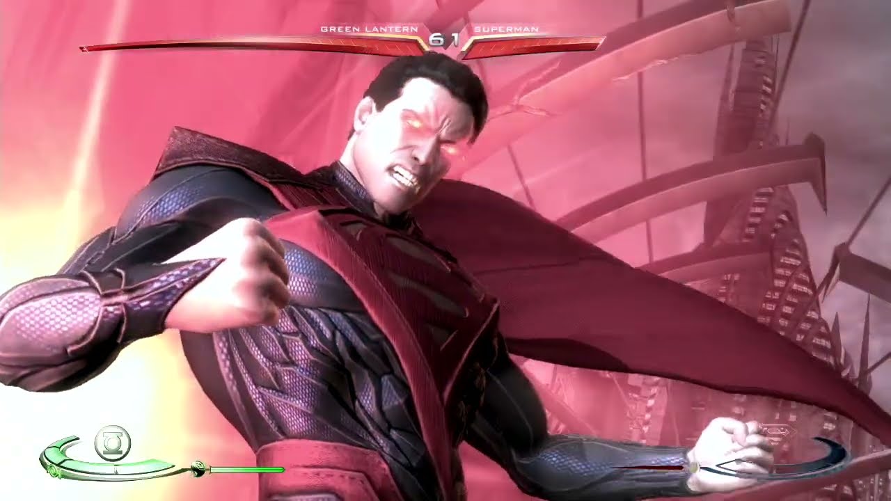Injustice: Gods Among Us - Green Lantern vs Regime Superman