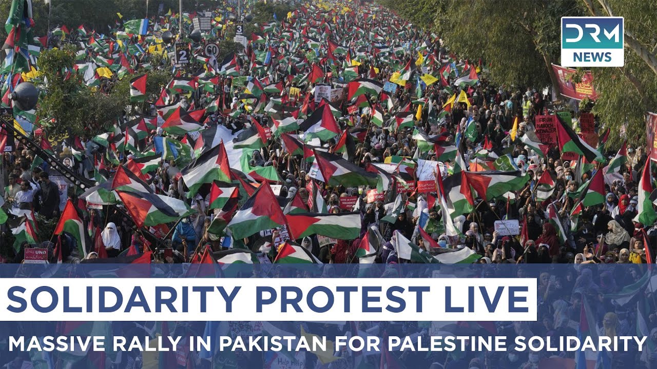 Solidarity Protest Live : Thousands Rally for Palestinian Rights in Pakistan | AC1I