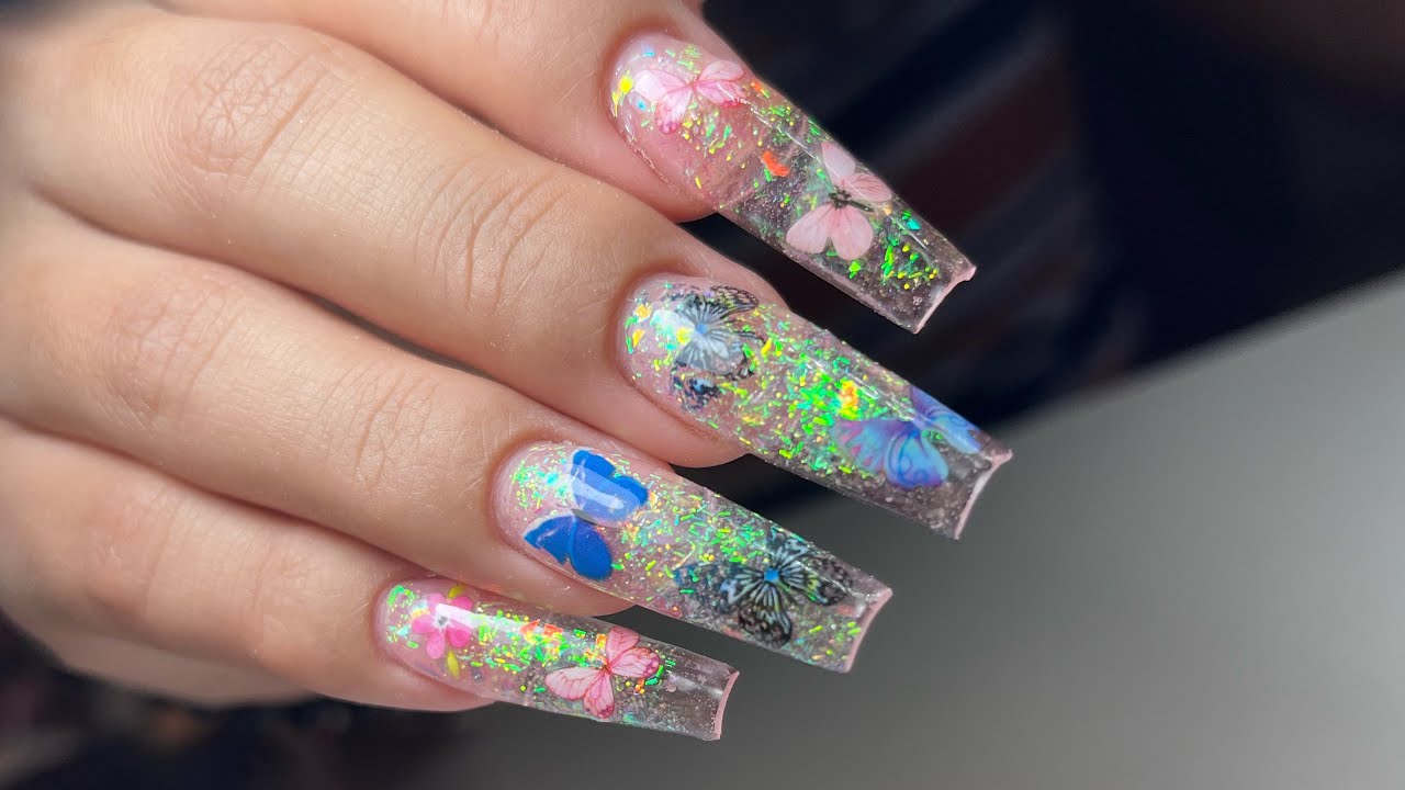 Uñas brillosas y primaverales | retoque de uñas ✨