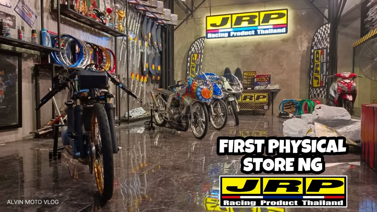 JRP THAILAND FIRST PHYSICAL STORE / ALVIN MOTO VLOG