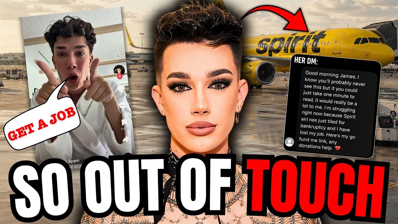 JAMES CHARLES MOCKING FIRED SPIRIT AIRLINES WORKERS IS ACTUALLY SICK #ChiomaChats