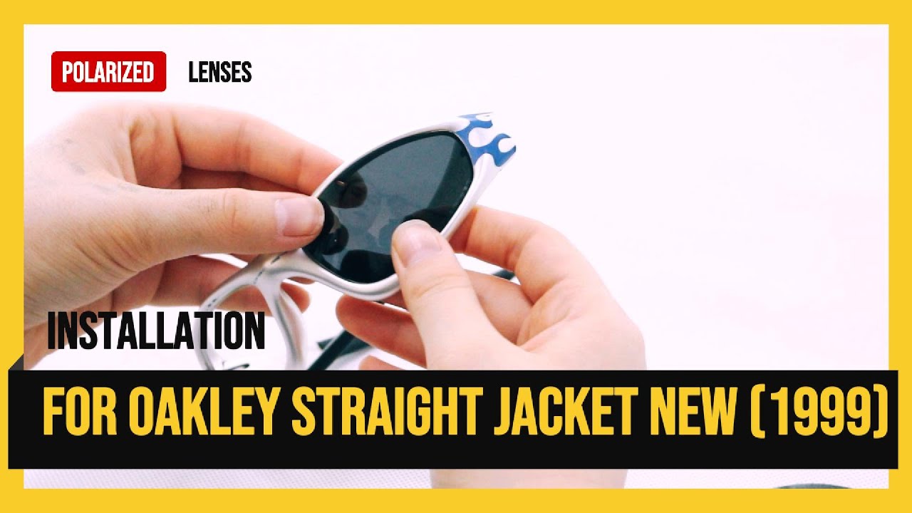 Oakley Straight Jacket New (1999) Lenses Replacement Tutorial | How to Install New Lenses