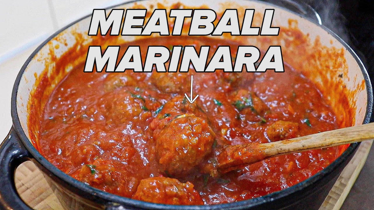 Homemade Meatball Marinara Recipe