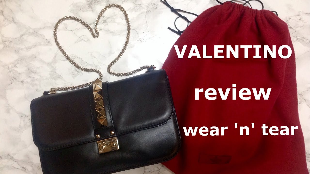 VALENTINO glam lock bag review WEAR n TEAR (2 years old) |MARIA BALANZA
