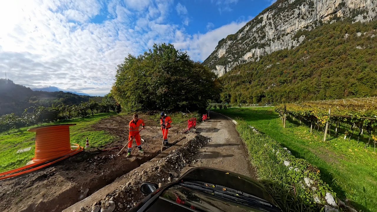 Just a Gentle Drive down an Italian Mountain