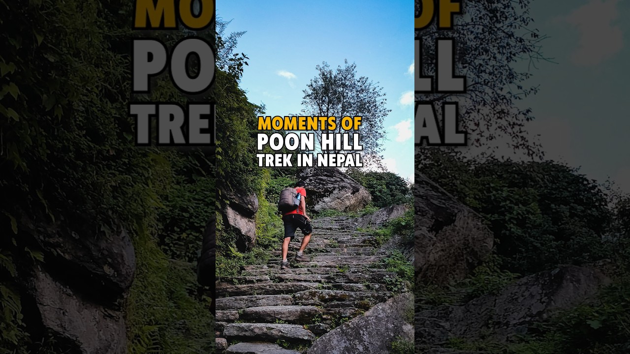 Moments of Poon Hill Trek in Nepal #trekking #poonhill #nepal #hiking #nature #himalaya #mountains